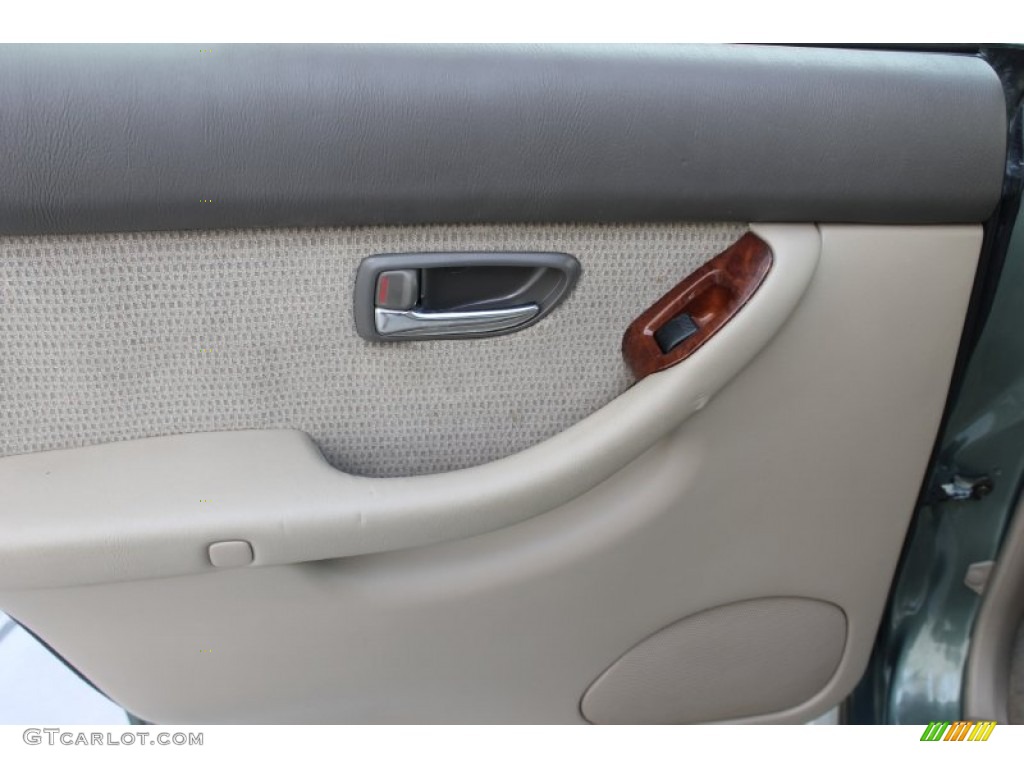 2004 Outback Wagon - Seamist Green Pearl / Beige photo #22