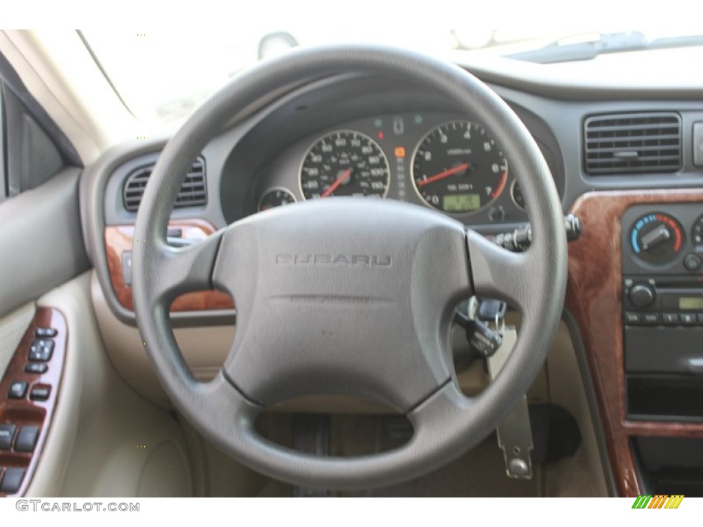 2004 Outback Wagon - Seamist Green Pearl / Beige photo #30