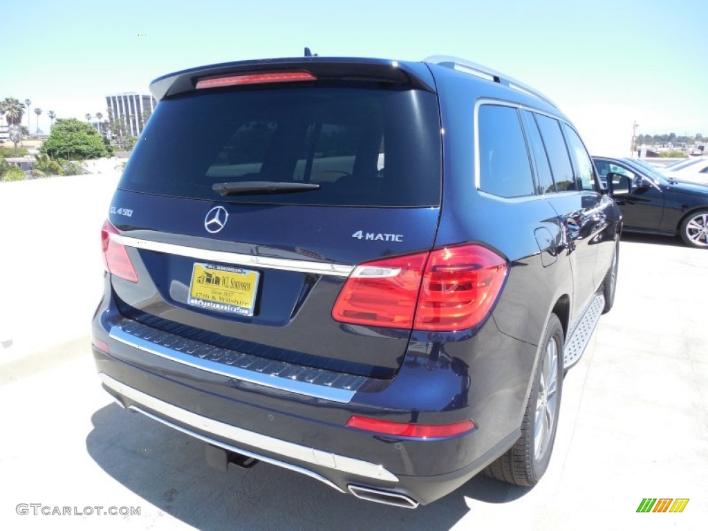 2013 GL 450 4Matic - Lunar Blue Metallic / Almond Beige photo #4