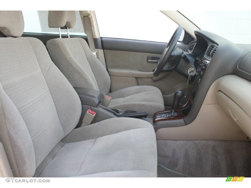 2004 Outback Wagon - Seamist Green Pearl / Beige photo #33