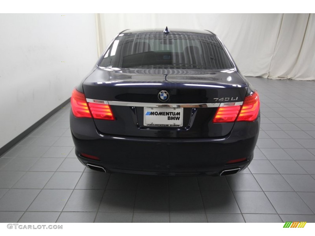 2011 7 Series 740Li Sedan - Imperial Blue Metallic / Oyster/Black photo #12