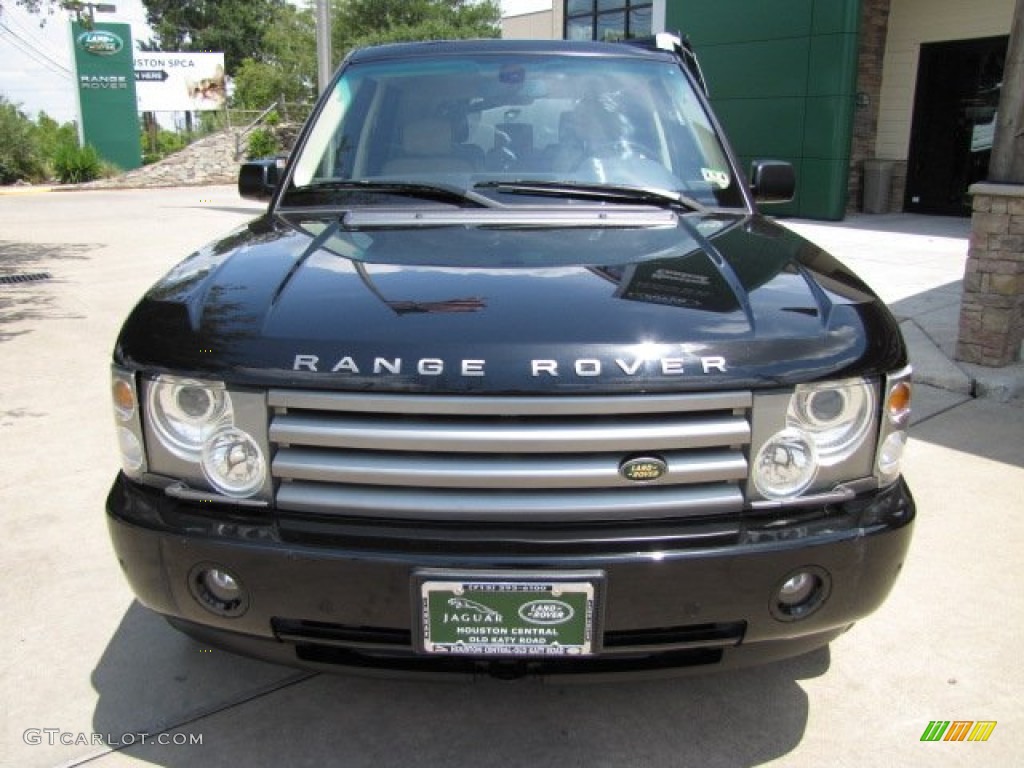 2004 Range Rover HSE - Java Black / Sand/Jet Black photo #11