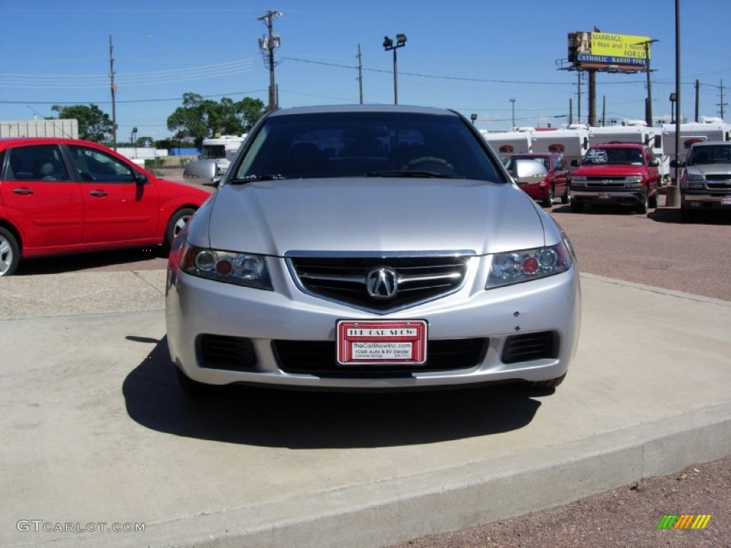 2004 TSX Sedan - Meteor Silver Metallic / Quartz photo #15
