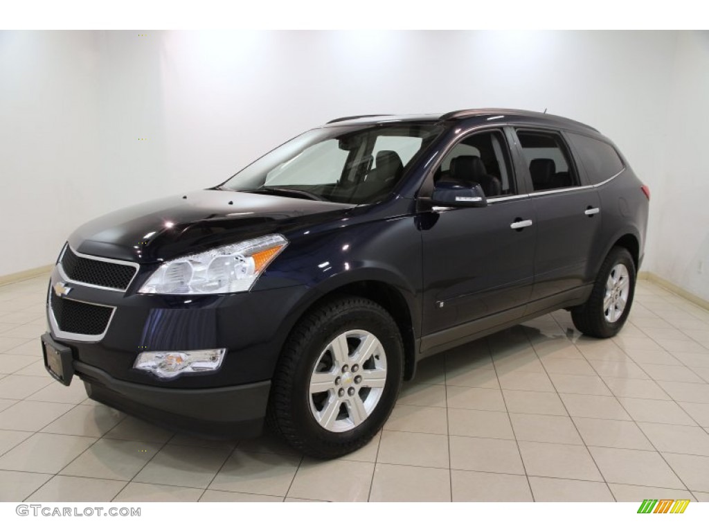 Dark Blue Metallic 2010 Chevrolet Traverse LT Exterior Photo #83586857