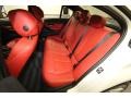 Coral Red/Black Rear Seat Photo for 2012 BMW 3 Series #83586993