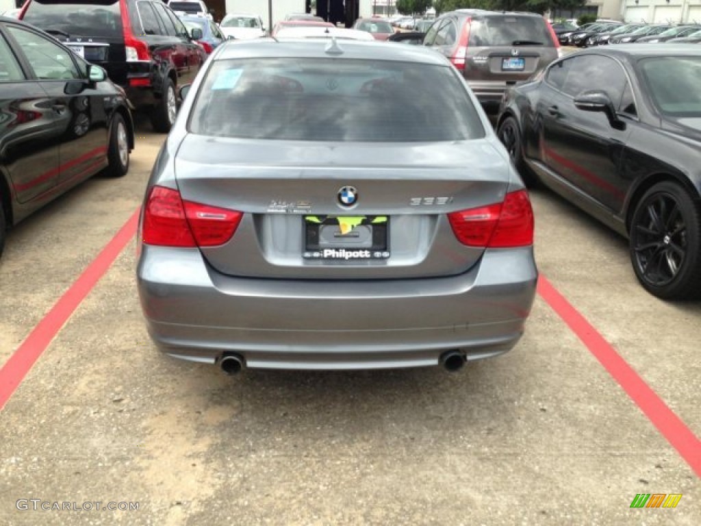 2009 3 Series 335i Sedan - Space Grey Metallic / Grey photo #3