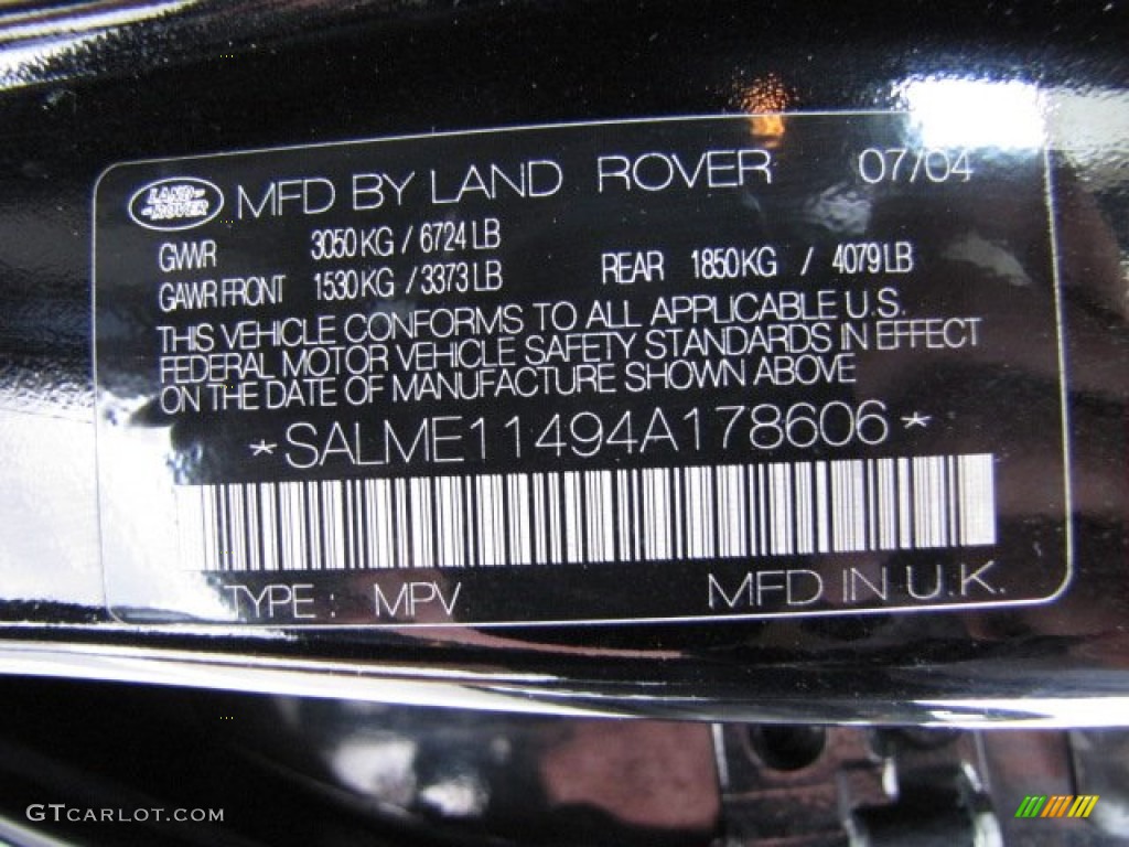 2004 Range Rover HSE - Java Black / Sand/Jet Black photo #62