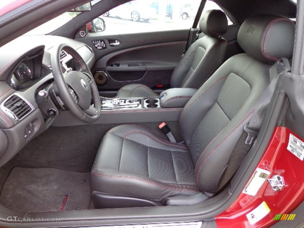 2013 Jaguar XK XKR Convertible Front Seat Photo #83587476