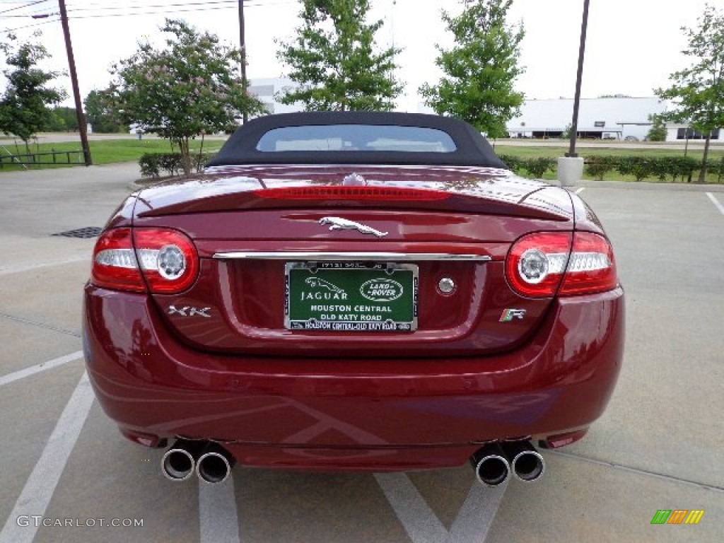 2013 XK XKR Convertible - Carnelian Red Metallic / Warm Charcoal photo #9