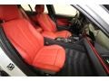 Coral Red/Black 2012 BMW 3 Series 328i Sedan Interior Color