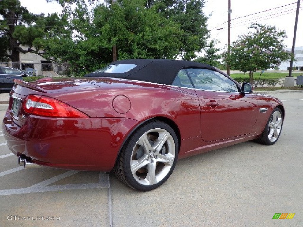 2013 XK XKR Convertible - Carnelian Red Metallic / Warm Charcoal photo #10