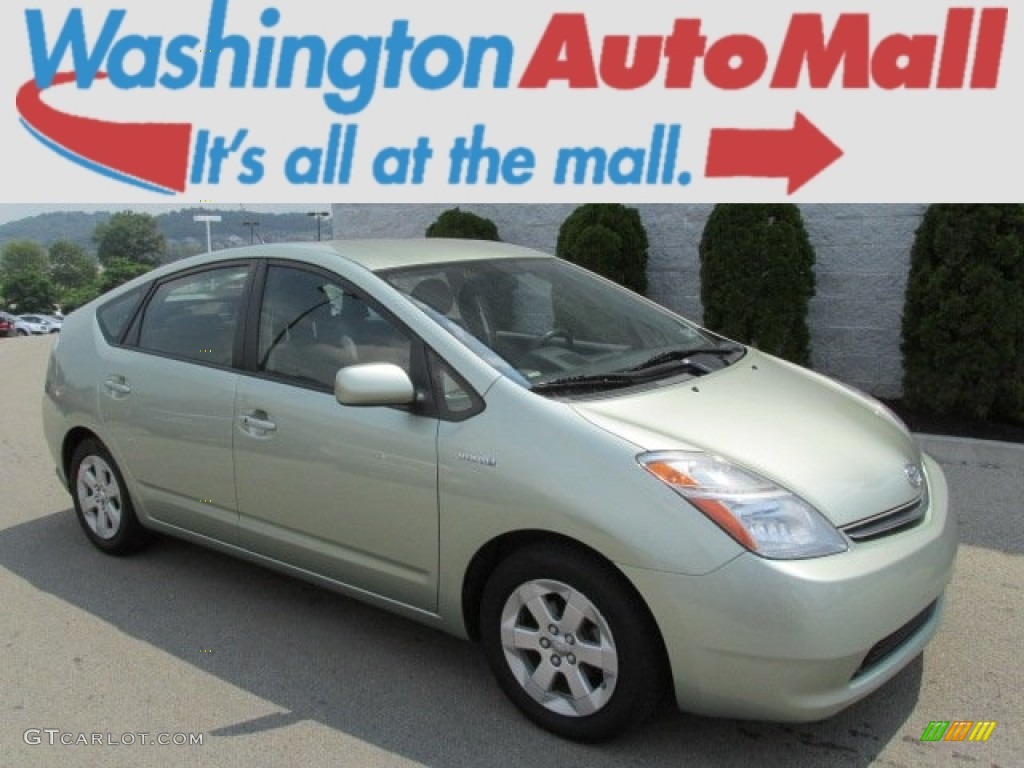 2007 Prius Hybrid - Silver Pine Green Mica / Dark Gray photo #1
