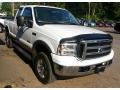 Oxford White Clearcoat - F250 Super Duty Lariat SuperCab 4x4 Photo No. 9