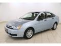 2009 Light Ice Blue Metallic Ford Focus SE Sedan  photo #3