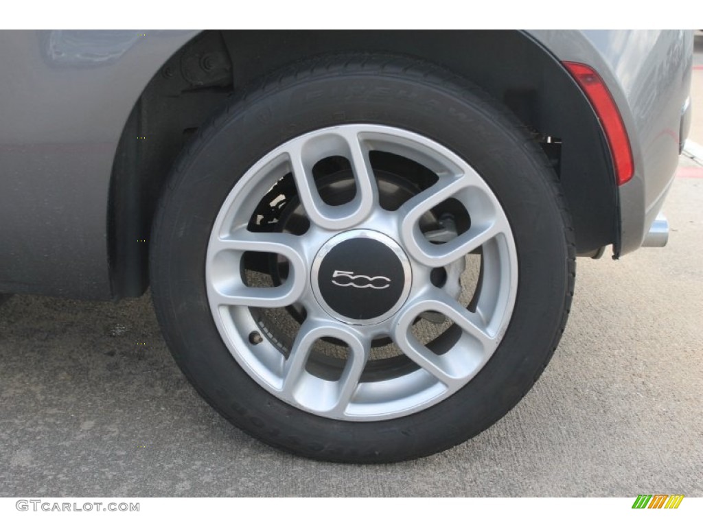 2012 500 Pop - Grigio (Grey) / Tessuto Grigio/Nero (Grey/Black) photo #6