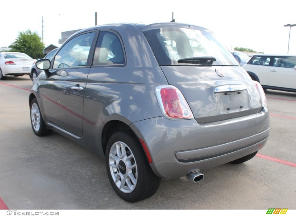 2012 500 Pop - Grigio (Grey) / Tessuto Grigio/Nero (Grey/Black) photo #7