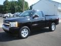 2007 Black Chevrolet Silverado 1500 LT Z71 Regular Cab 4x4  photo #1