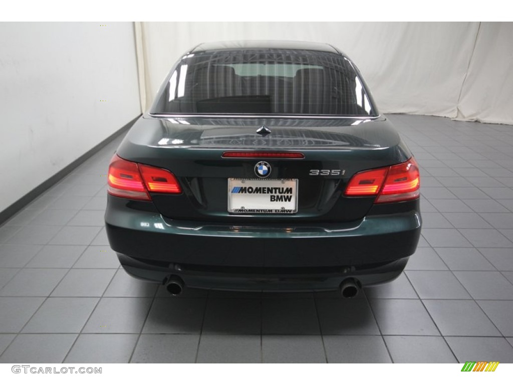 2007 3 Series 335i Convertible - Deep Green Metallic / Saddle Brown/Black photo #12