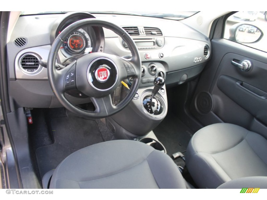 2012 500 Pop - Grigio (Grey) / Tessuto Grigio/Nero (Grey/Black) photo #14