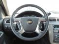 Ebony 2012 Chevrolet Silverado 1500 LTZ Crew Cab Steering Wheel