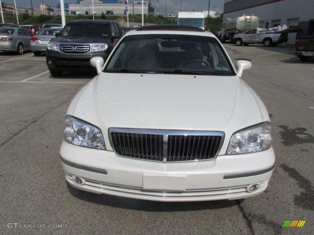 2005 XG350 L - Powder White Pearl / Beige photo #4