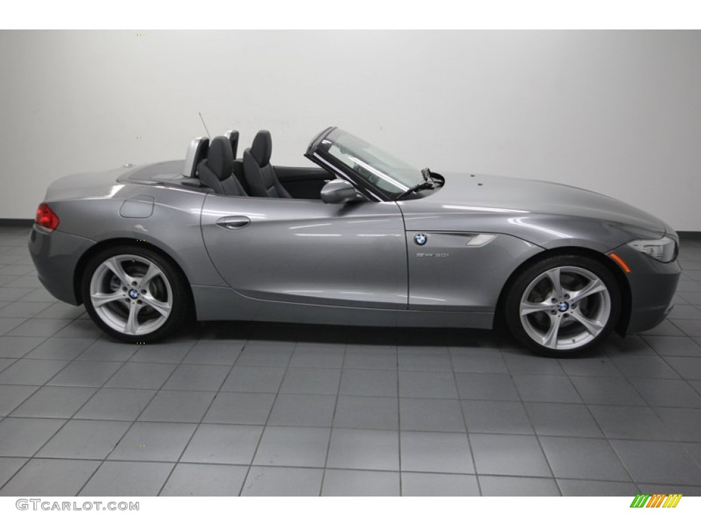 2011 Z4 sDrive30i Roadster - Space Gray Metallic / Black photo #7