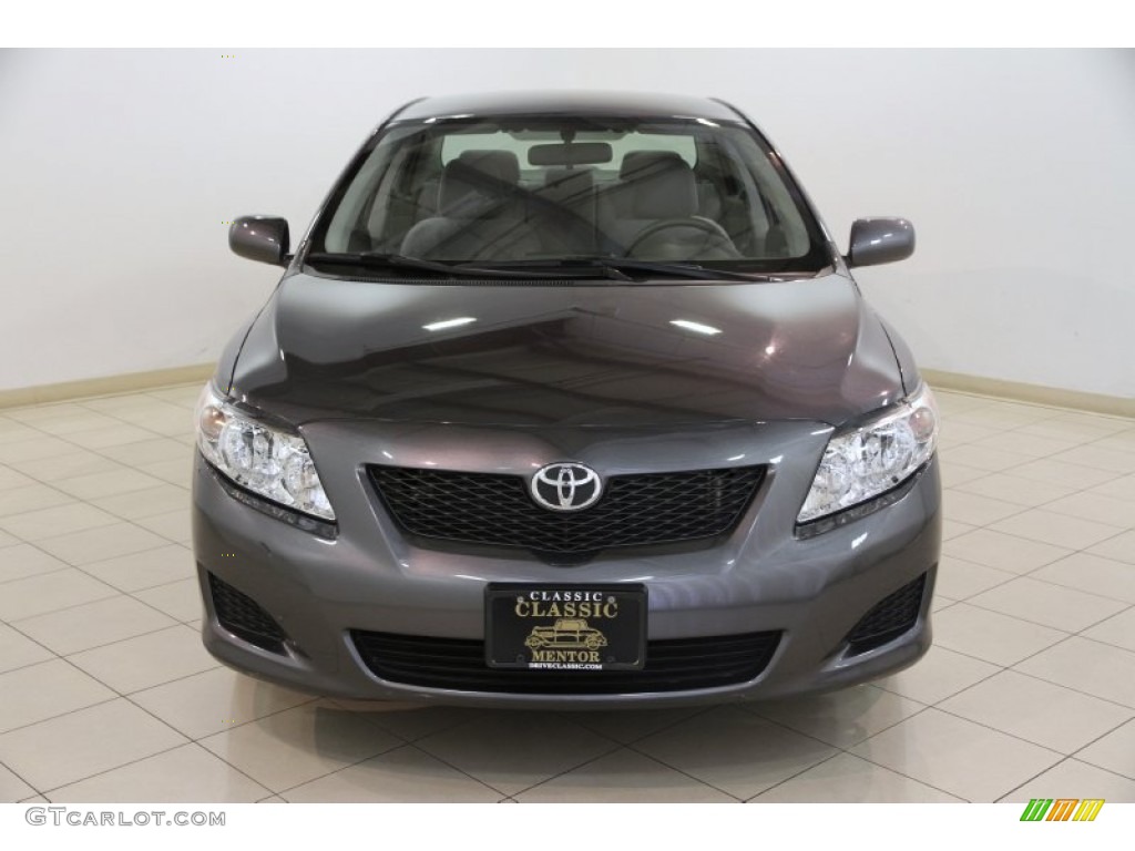 2010 Corolla LE - Magnetic Gray Metallic / Ash photo #2