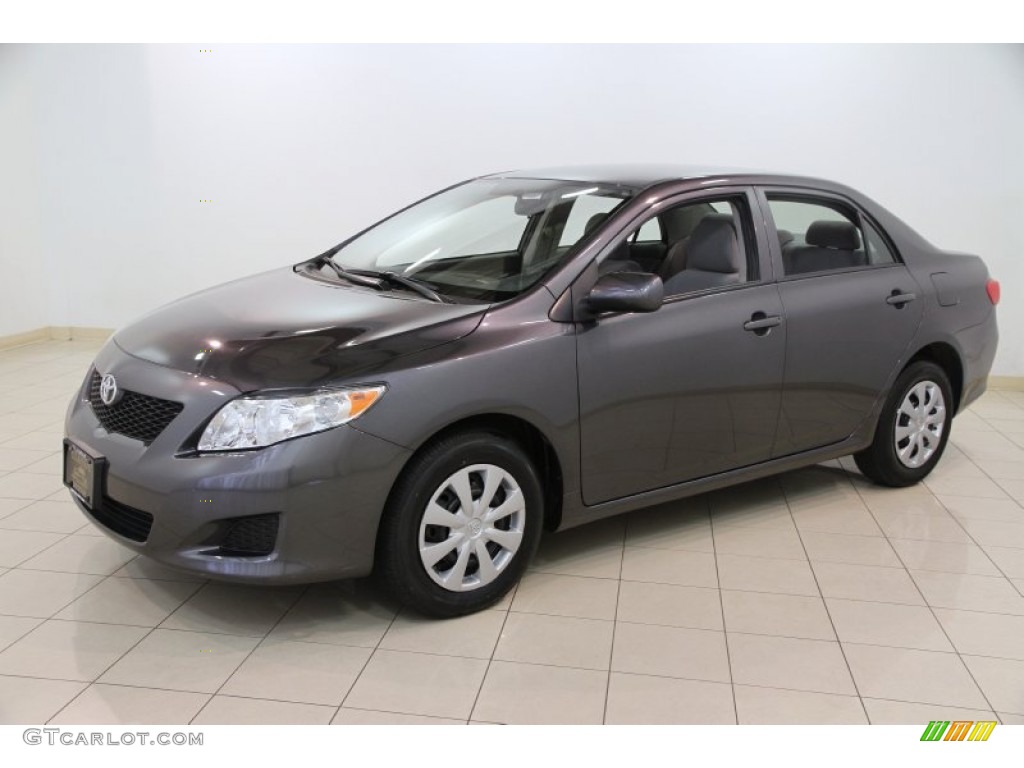 2010 Corolla LE - Magnetic Gray Metallic / Ash photo #3