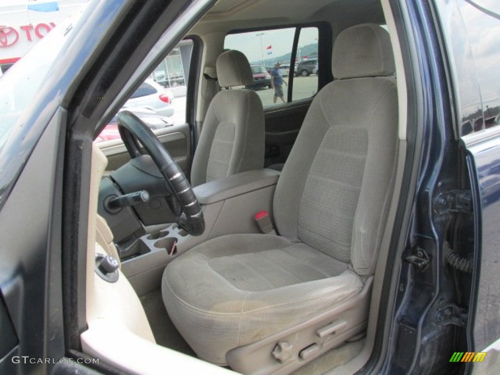 Graphite Grey Interior 2003 Ford Explorer XLT AWD Photo #83592000