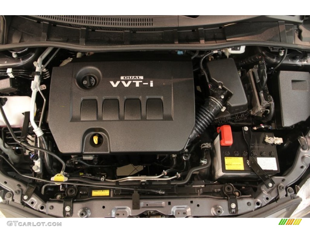 2010 Corolla LE - Magnetic Gray Metallic / Ash photo #14
