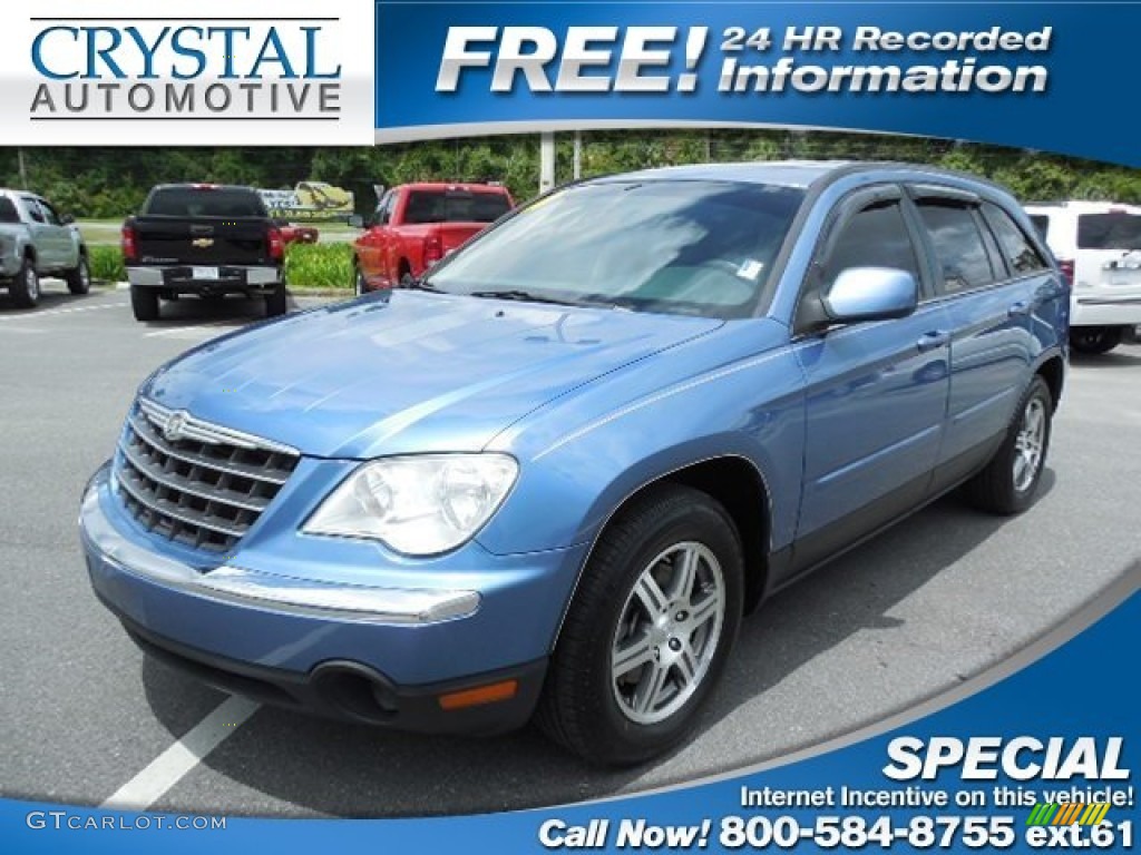 2007 Pacifica Touring - Marine Blue Pearl / Pastel Slate Gray photo #1