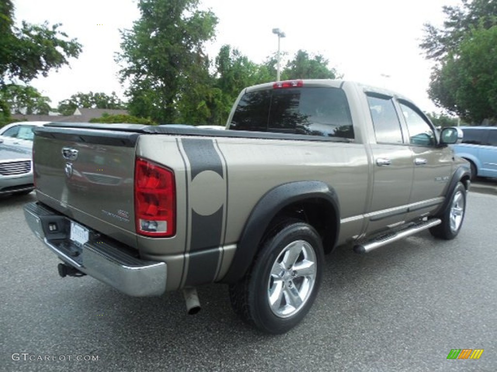 2006 Ram 1500 SLT Quad Cab - Light Khaki Metallic / Khaki Beige photo #8