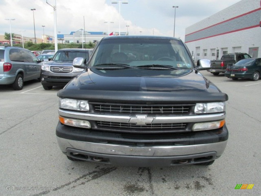 2000 Silverado 1500 Z71 Extended Cab 4x4 - Onyx Black / Medium Gray photo #4