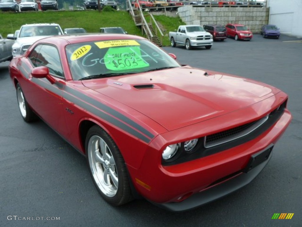 2012 Challenger R/T Classic - Redline 3 Coat Pearl / Dark Slate Gray photo #7