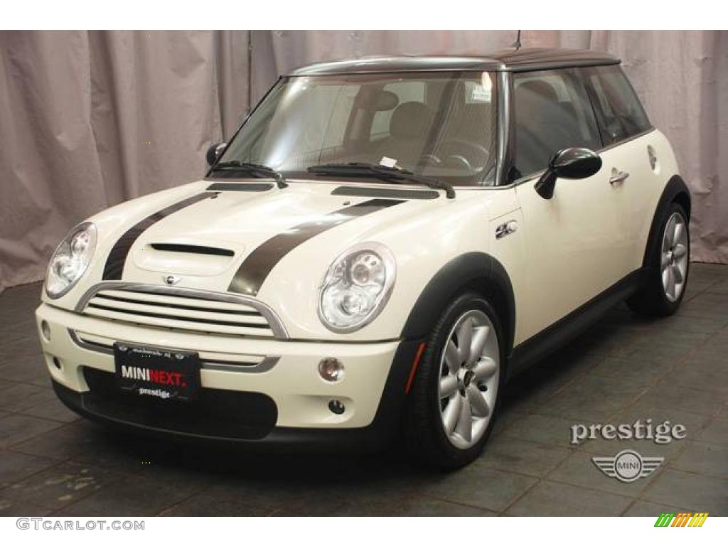 2006 Cooper S Hardtop - Pepper White / Panther Black photo #1