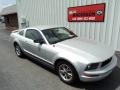 2005 Satin Silver Metallic Ford Mustang V6 Premium Coupe  photo #1