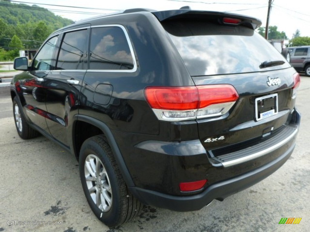 2014 Grand Cherokee Limited 4x4 - Brilliant Black Crystal Pearl / Morocco Black photo #3