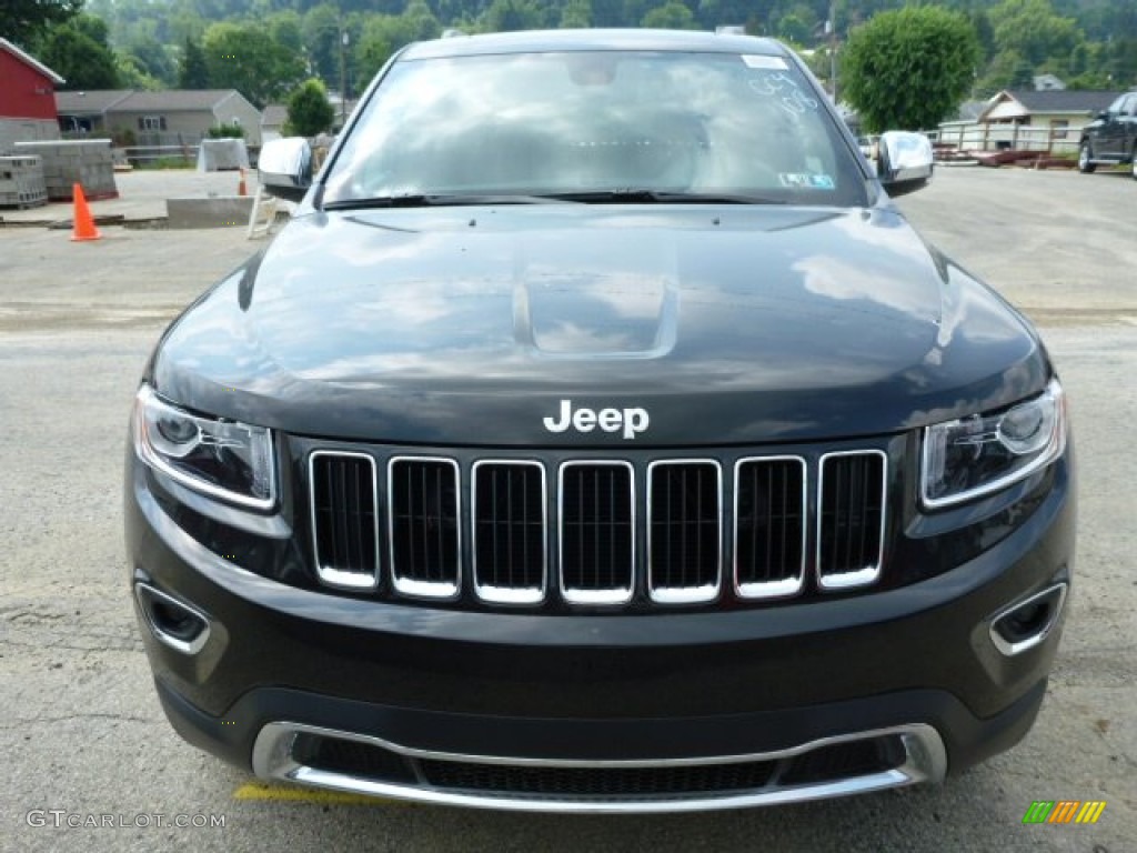 2014 Grand Cherokee Limited 4x4 - Brilliant Black Crystal Pearl / Morocco Black photo #8