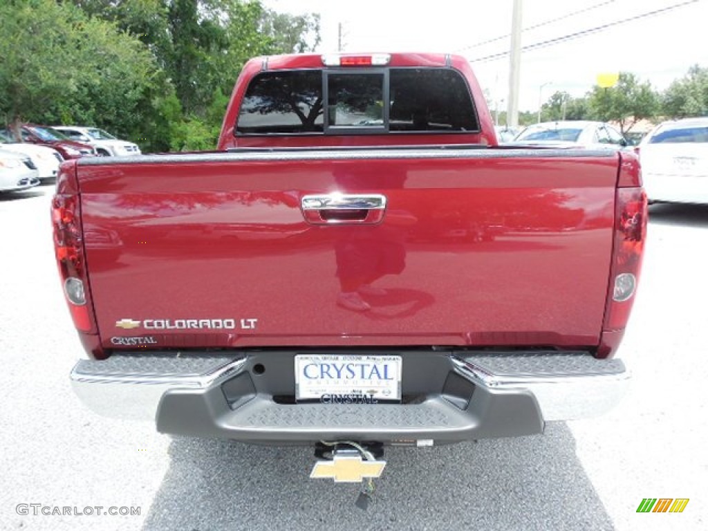 2011 Colorado LT Crew Cab - Cardinal Red Metallic / Ebony photo #7