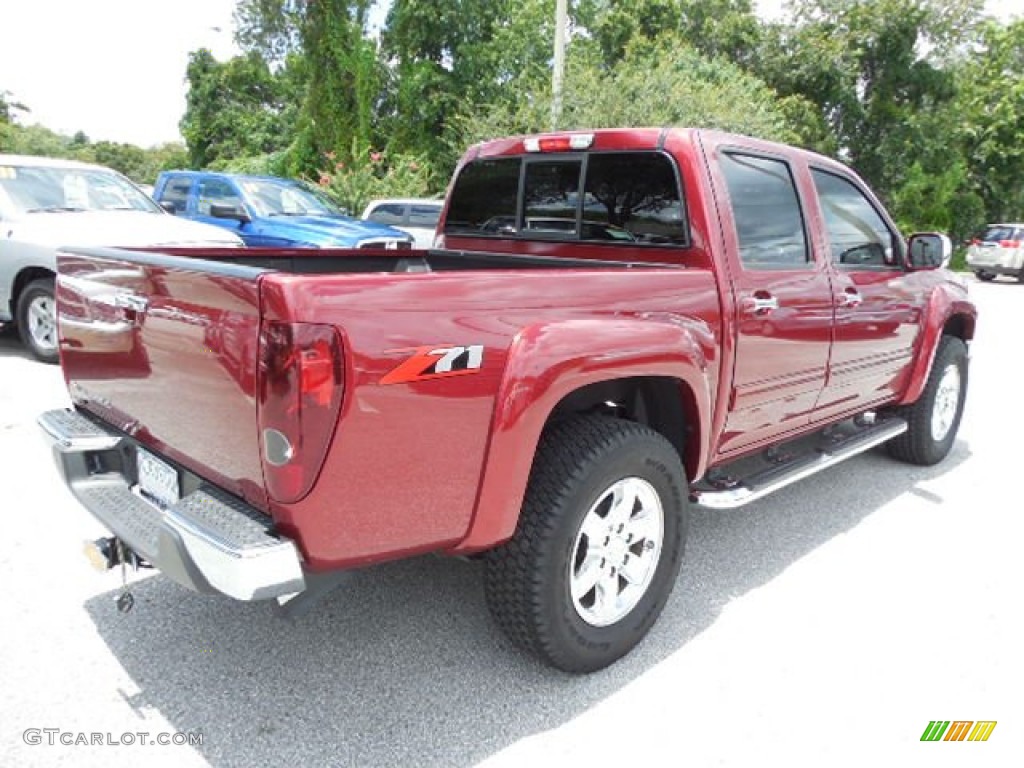 2011 Colorado LT Crew Cab - Cardinal Red Metallic / Ebony photo #8