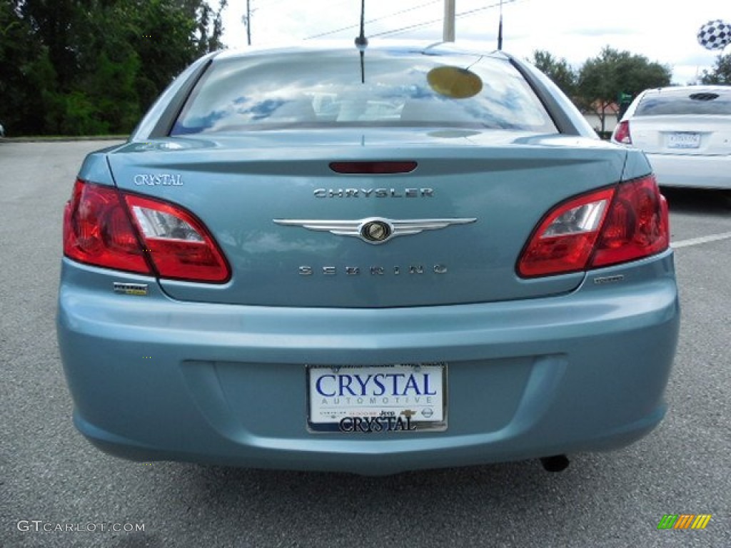 2009 Sebring Touring Sedan - Clearwater Blue Pearl / Dark Slate Gray photo #7