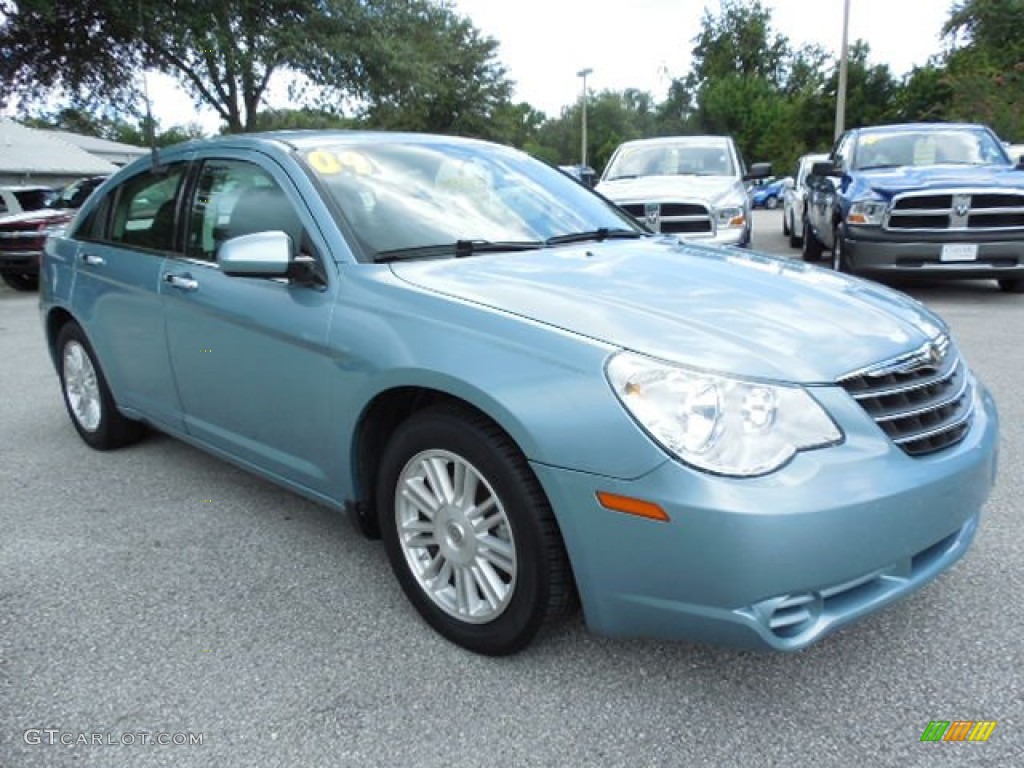 Clearwater Blue Pearl 2009 Chrysler Sebring Touring Sedan Exterior Photo #83596515