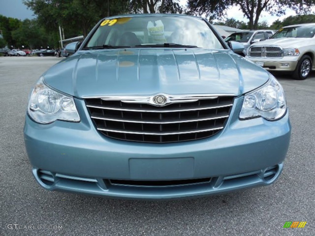2009 Sebring Touring Sedan - Clearwater Blue Pearl / Dark Slate Gray photo #13