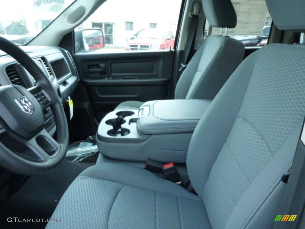 Black/Diesel Gray Interior 2013 Ram 1500 Tradesman Quad Cab 4x4 Photo #83596614