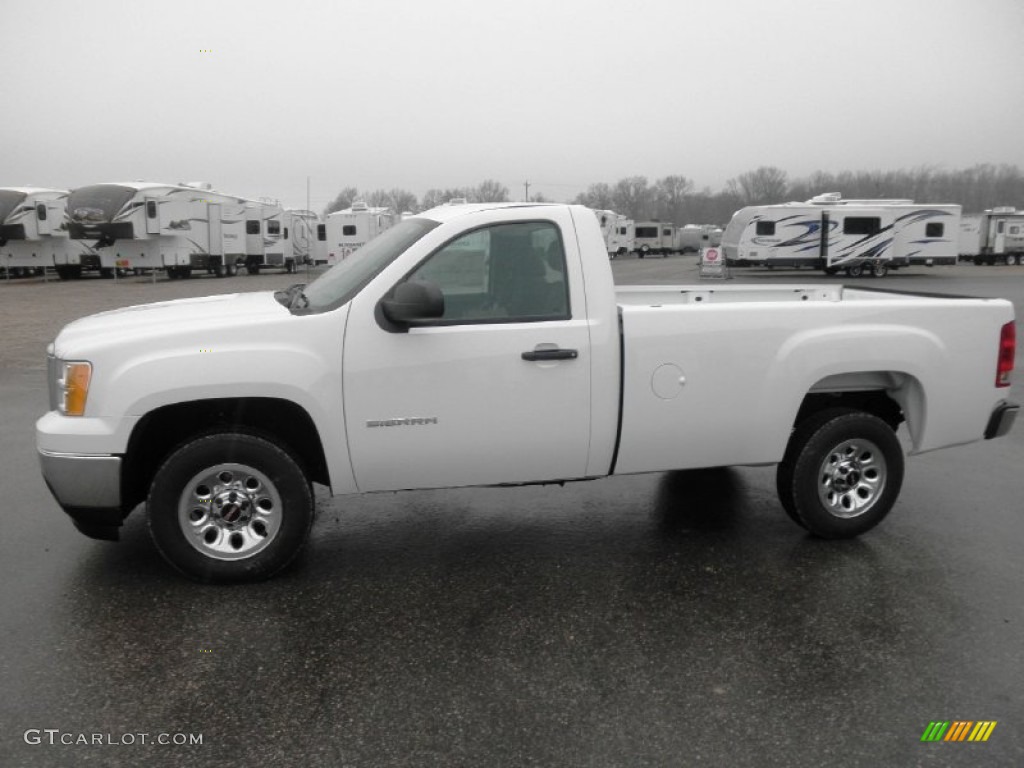 2013 Sierra 1500 Regular Cab - Summit White / Dark Titanium photo #4