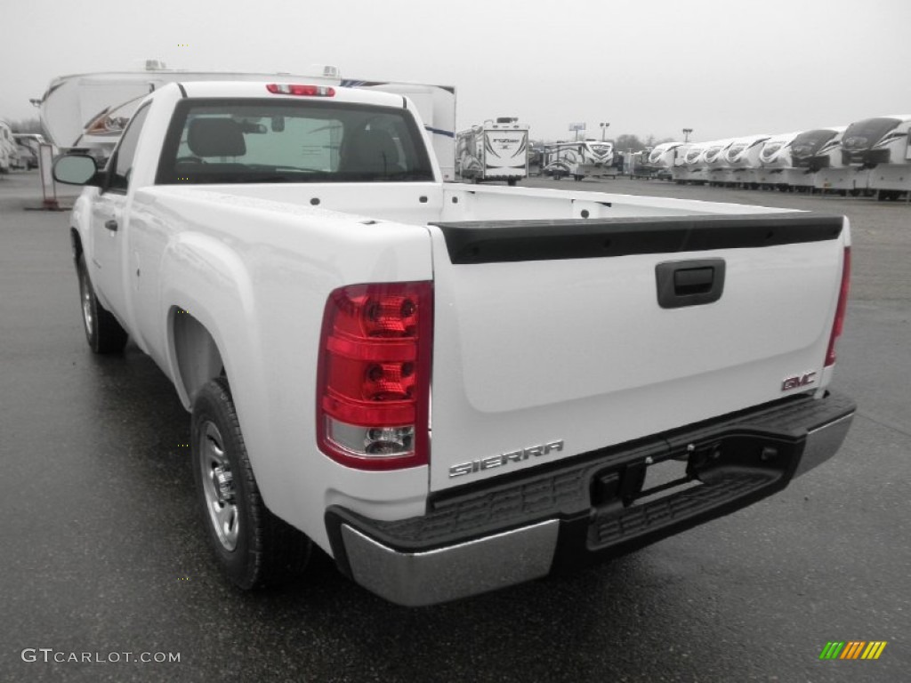 2013 Sierra 1500 Regular Cab - Summit White / Dark Titanium photo #10