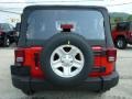 2013 Flame Red Jeep Wrangler Sport 4x4  photo #4