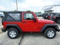 2013 Flame Red Jeep Wrangler Sport 4x4  photo #6