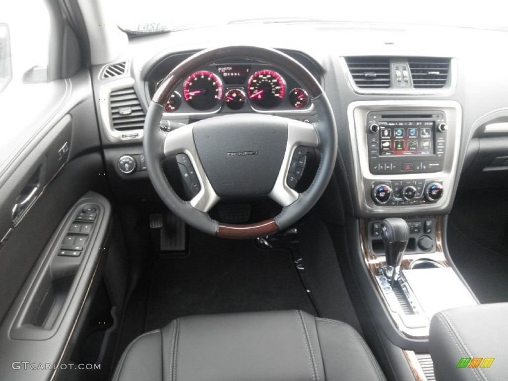 2014 GMC Acadia Denali AWD Ebony Dashboard Photo #83597985