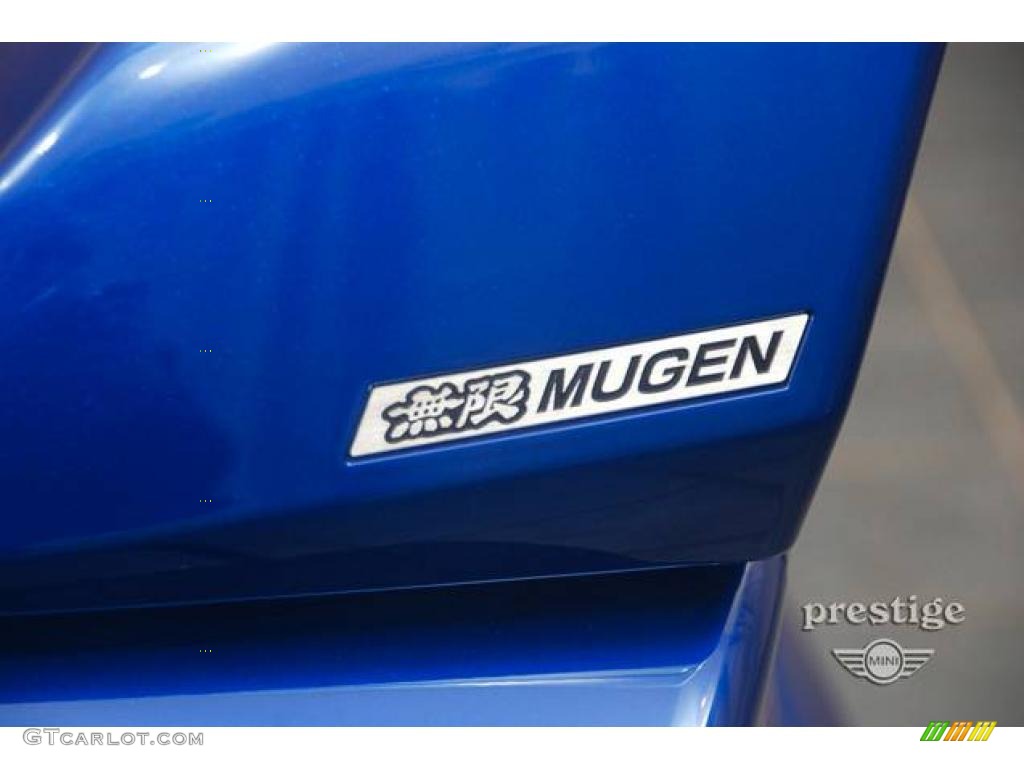 2008 Civic Mugen Si Sedan - Fiji Blue Pearl / Black photo #6